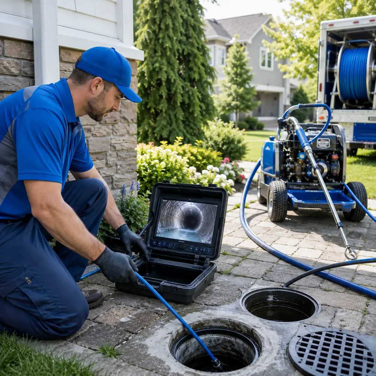 Outdoor drain cleaning professionals serving Glendive, MT